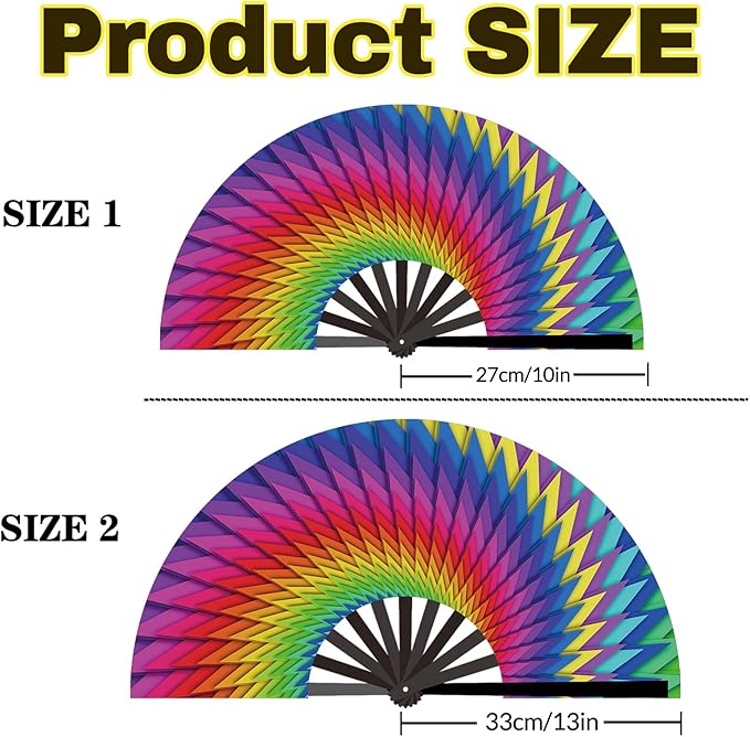 Custom Fans with Your Photo/Text - 13 Inch Personalized Folding Hand Fan for Line Dancing, Weddings, Parties, Gift | Decorative Gift for Women, Church Events & Dance Performances (100, 13 Inch)