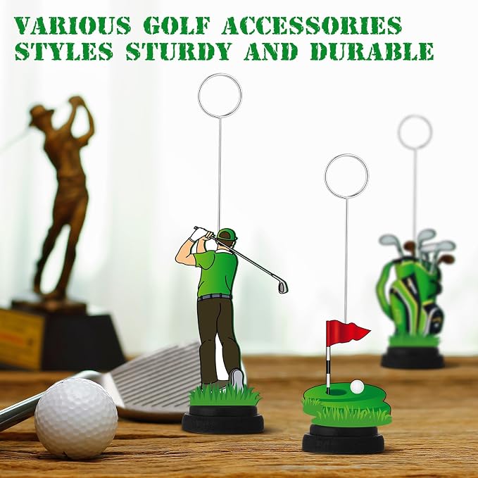 RattanView 5 Pcs Golf Ball Photo Balloon Holder Table Centerpieces Holders Golf - Image 5