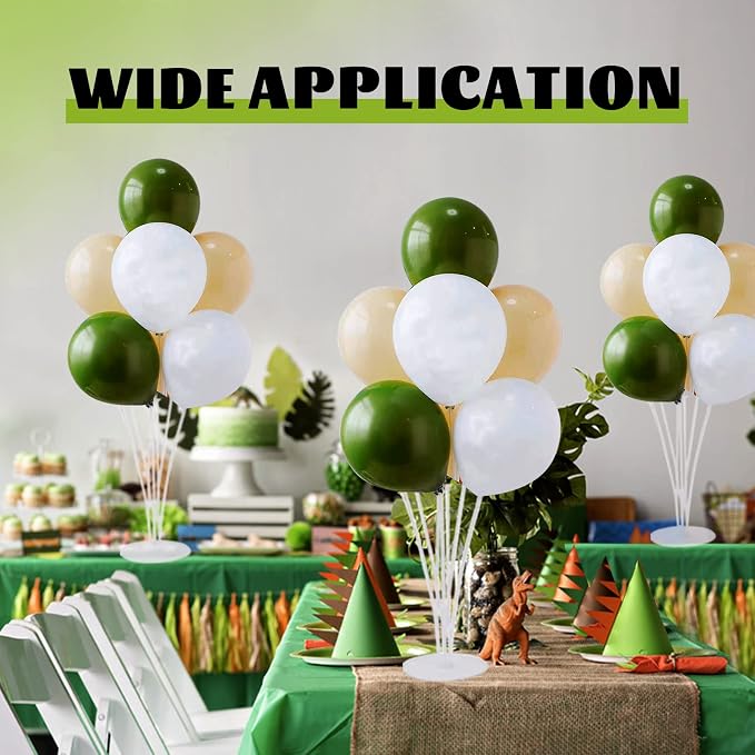 7 Sets Balloon Stands for Table Balloon Stand Kits Clear Table Balloon - Image 5