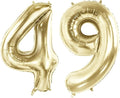 Number 49 Balloons for 49th Birthday Party Decorations, 40 Inch 0-100 by Joycard