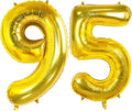 Number 95 Balloons for 95th Birthday Party Decorations, 0-100 Large No.95 by Joycard