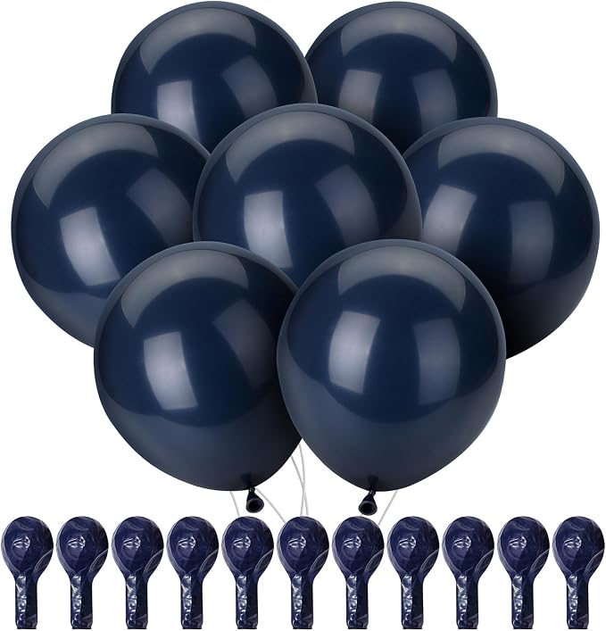 Mr. Pen- Navy Blue Balloons, 12 Inch, 54 Pack | Navy Blue Latex Balloons by MrPen