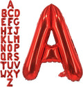 40 Inch Red Letter A Balloons, DIY Phrase Foil Alphabet Letter A Balloons DIY by LHOAVWE