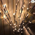 3 Pack Warm White Lighted Branches 60 LED Twig Lights Lighted Plants Artificial Twinkle Willow Branch Lamp Home Fairy Light Up Branch for Vases Holiday Party Indoor Decor Battery Operated para Casa