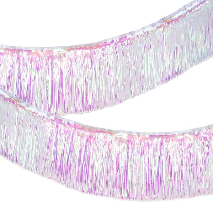 Premium Iridescent Fringe Tinsel Garland by LILF
