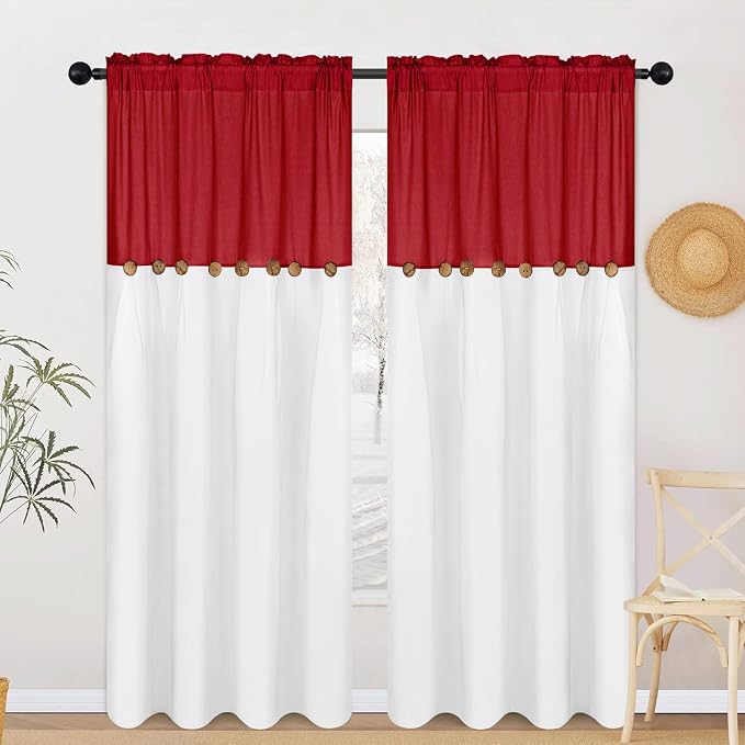 Farmhouse Cotton Linen Curtains - Image 7