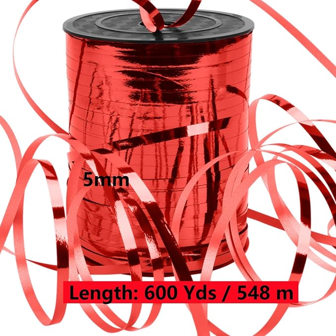 600 Yards Curling Ribbon, Balloon String Roll Ribbon and Bows - Image 4