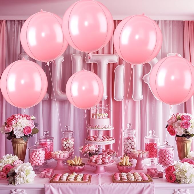 Giant 4D Foil Balloons, 22 Inch Big Round Foil Balloon - Image 7