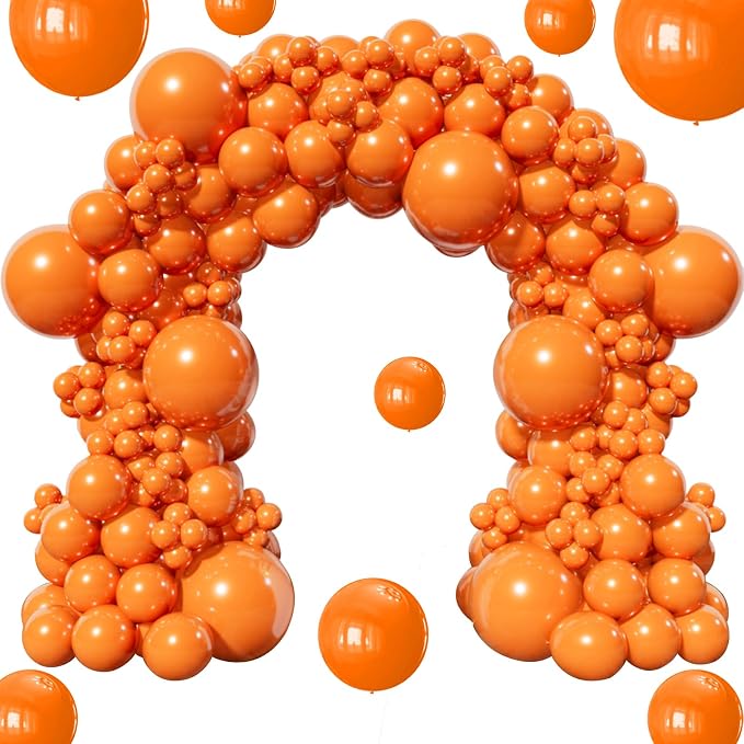 Orange Balloon Arch Kit 111Pcs 18 12 5 Inch Latex Party Balloons Garland by Kawkalsh