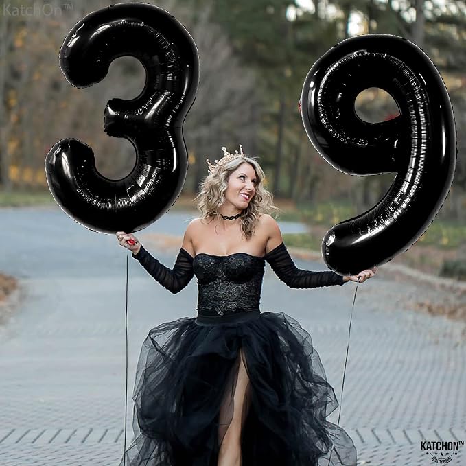 KatchOn Big 39 Balloons Numbers Black - Image 6