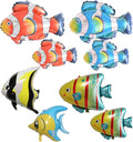 8 Pcs Fish Balloons, Under The Sea Clownfish Tropical Fish Bubble Sea Animal by YiYou