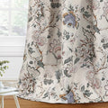 H.VERSAILTEX Blackout Curtains 84 Inch Length 2 Panels Set Floral Print Curtain by HVERSAILTEX