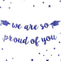 2026 Graduation Decorations Pre-Strung Blingbling We Are So Proud of You Banner by Unknown