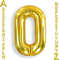AULE 40 Inch Gold O Balloon Letter Foil A-Z Birthday Big Alphabet | Birthday by AULE