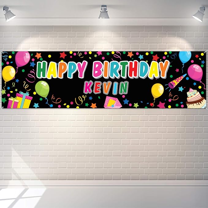 Tatuo Personalized Birthday Banner by Tatuo