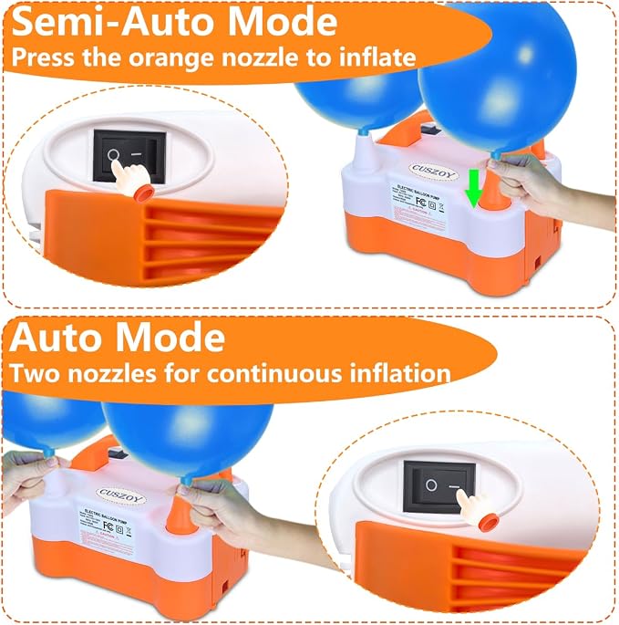 Electric Balloon Pump 600W, Fast Balloon Blower - Image 4