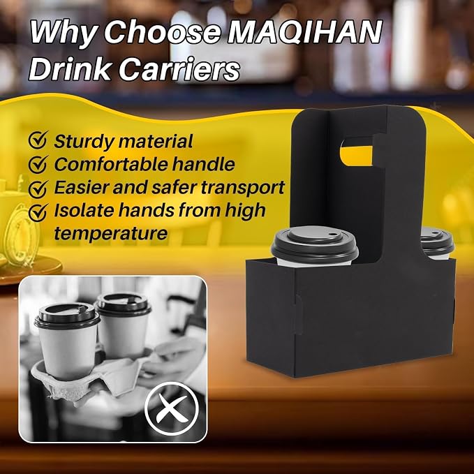 MAQIHAN 2 Cup Drink Carrier - Image 4