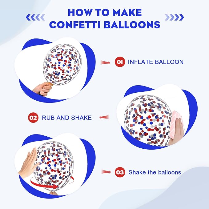 Red White and Blue Balloons - Image 3