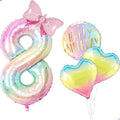 Squish Birthday Decorations Balloon Number 8 by Unknown