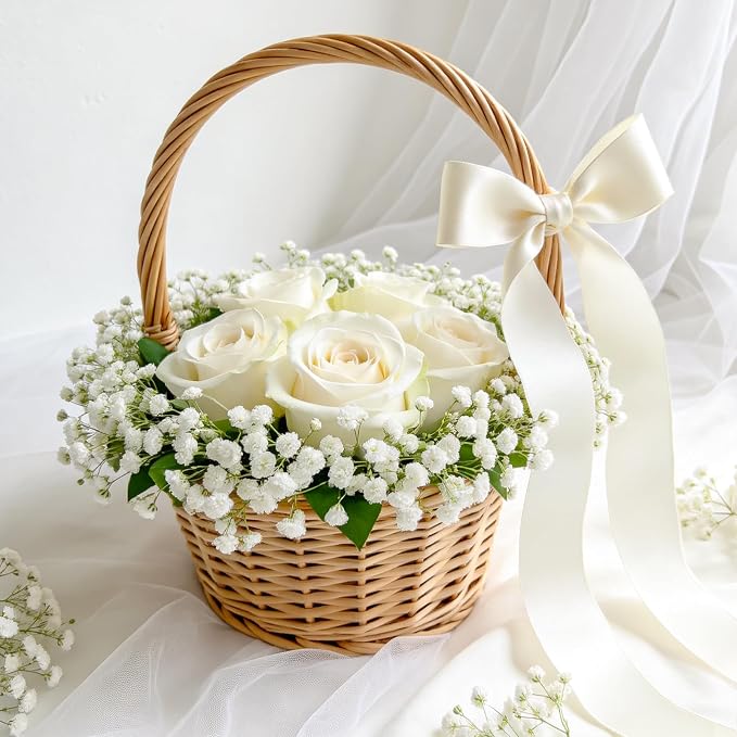 KINGLAKE Ivory Satin Ribbon - Image 4