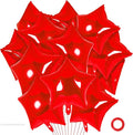 20 Pcs Star Balloons, 18 Inch Red Star Foil Balloons, Stars Shaped Balloon by YOTHORN