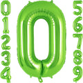Green Number 0 Balloon 40 Inch, Big Large Foil Helium Number Balloons, Jumbo by AIQINHU