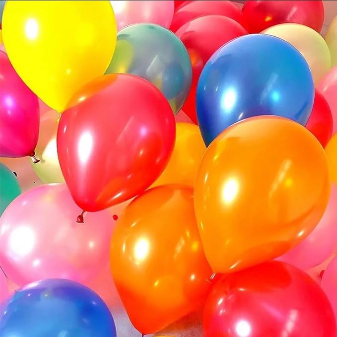 120pcs Pearl Rainbow Balloons Assorted Color 12 Inches Latex, Round Helium - Image 5