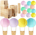 24 Set Hot Air Balloon Table Centerpieces Baby Shower Party Decoration Paper by Namalu