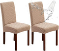 Waterproof Dining Chair Covers Set of 2 Parsons Chair Slipcovers | Double by Genina