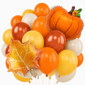 Fall Balloons 12Inch Burnt Orange Mustard Yellow Beige Thanksgiving Balloon | by TAOYE