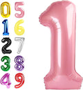 Number Balloons 40 Inch Pearl Pink 0 Balloon by Argthjy