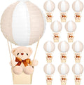 12 Sets Baby Shower Hot Air Balloon Table Centerpieces DIY Paper Lanterns by Baquler