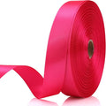 7/8 Inch 60 Yards Hot Pink Satin Craft Ribbon-Single Face Polyester Ribbon by Unknown
