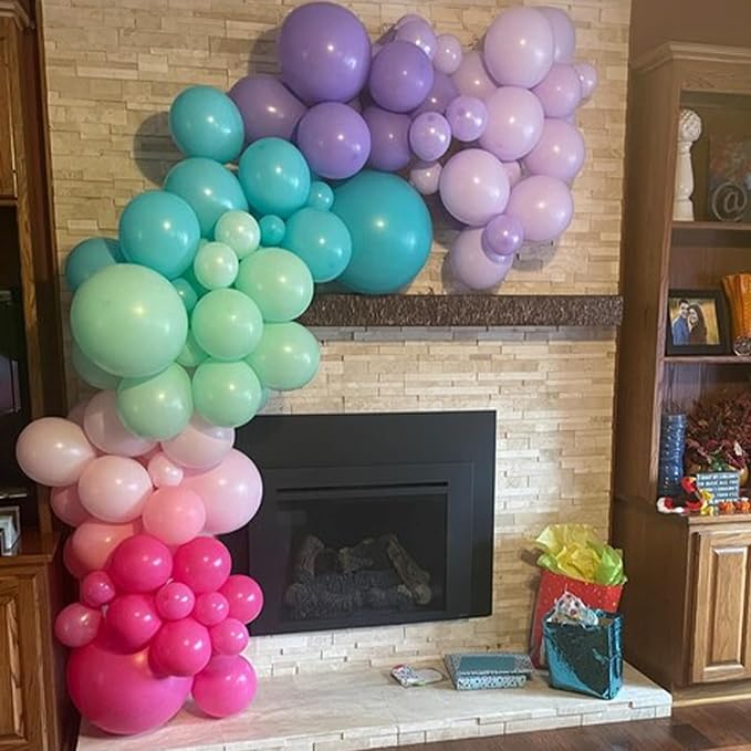 Pink Purple and Blue Balloons - Image 7