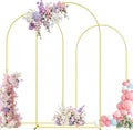 Metal Arch Backdrop Stand, 6FT+5FT+4FT Wedding Arch Frame, Balloon Arch Backdrop by Unknown