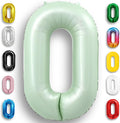 Green Number Balloon 0 Mylar Foil Balloons 32 inch by Unknown