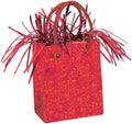Red Prism Mini Gift Bag Balloon Weight, Vibrant & Sturdy Plastic, Eye-Catching by Unique