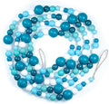 Farmhouse Wood Beads Garland, 55 Inch Boho Home Decor by TACOLO