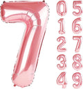 40 Inch Number 7 Balloons for 7th Birthday Party Decorations, 0-100 Jewelry by FOBELEC