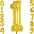 40 Inch Gold Number 1 Foil Balloon by TNCDJKPA