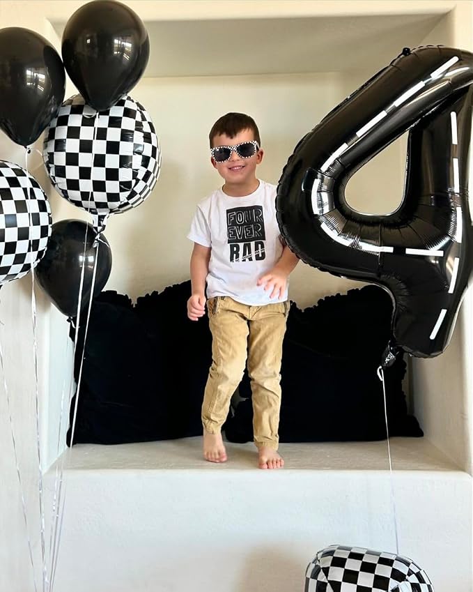 Line 5 Balloon - Number Balloon 40 Inch, 5th Line Birthday Decorations | Giant - Image 4