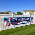 250th Anniversary American Banner Flag, 4th of July Decorations, 1776-2026 USA by Unknown