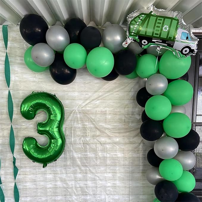 40 Inch Emerald Green 1 Balloon Number, 0-9 Set Large Number Foil Helium - Image 5