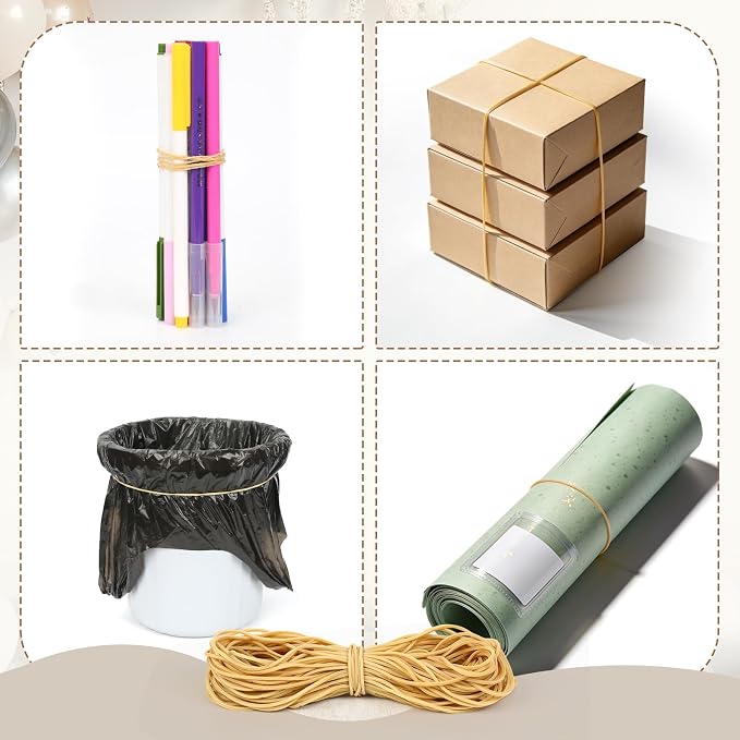 260Pcs Long Rubber Bands for Balloon Arch, Size #117A | Stretchy Elastic Ligas - Image 6