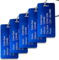 (5Pack) Custom Personalized Luggage Tags-Customized Unique tag for Suitcase Backpack Travel,Bags (Blue (3.8×2))