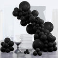 PartyWoo Black Balloons 152pcs Different Sizes of 18 12 10 5 Inch | Balloons by PartyWoo