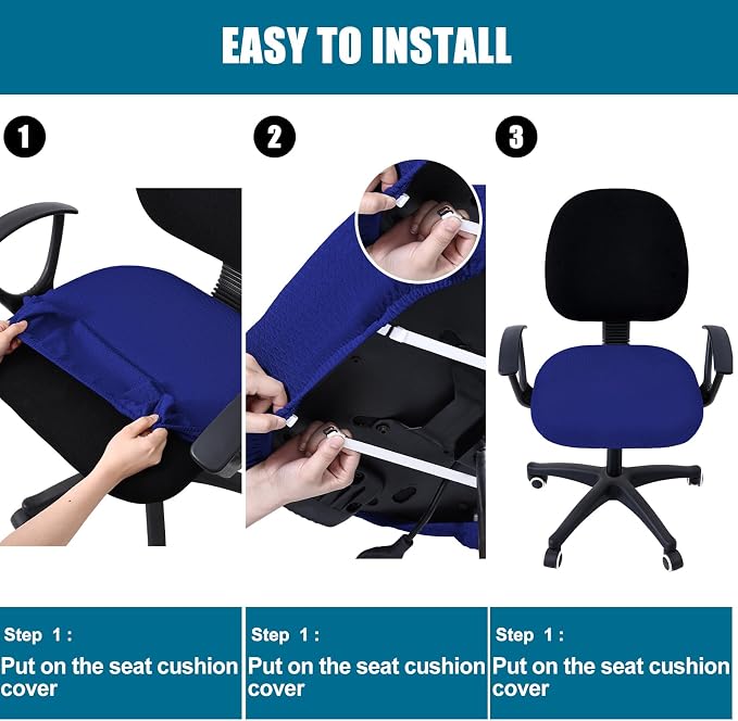 Smiry Office Computer Chair Seat Covers - Image 7