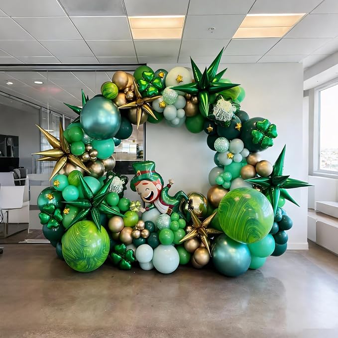 Green Balloon Arch Kit, Summer Party, St. Patrick's Day Decoration - Image 6