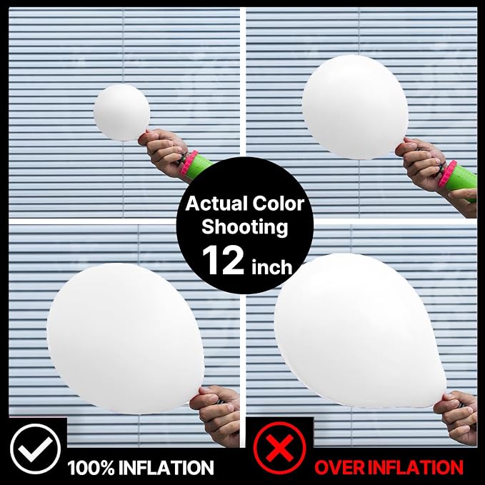 PartyWoo White Balloons 50pcs Small Mini Latex Matte Balloons 5 Inch | Wedding - Image 5