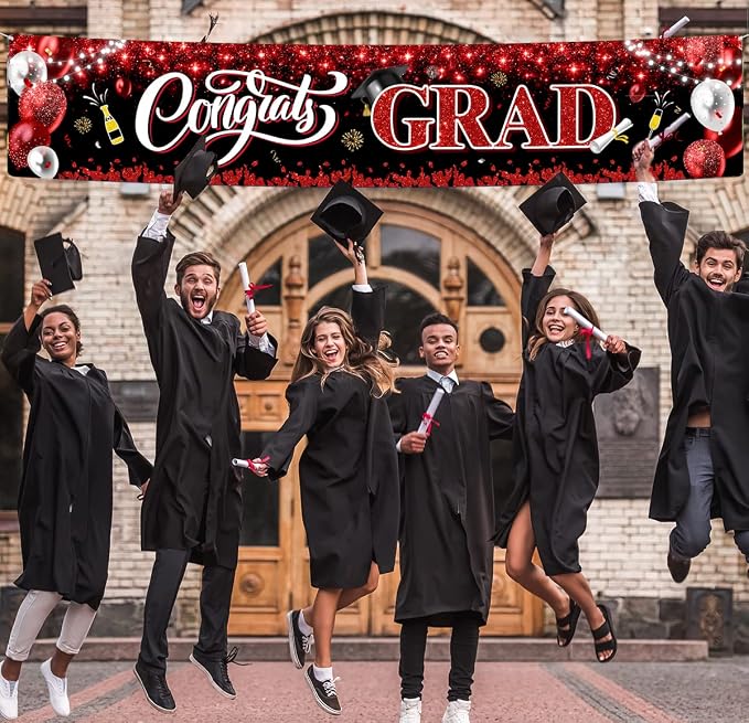 2026 Graduation Decorations-Large Congrats Class of 2026 Banner Congrats Grad - Image 5